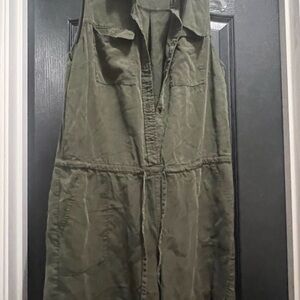Banana Republic Olive Green Jumpsuit